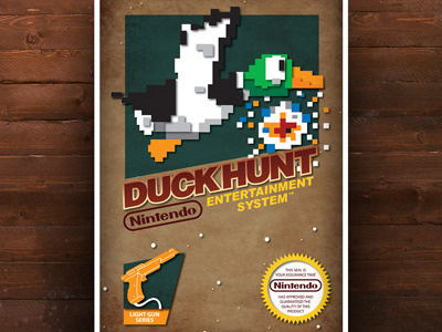 Duckhunt Poster duckhunt nes poster