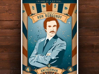 Anchorman Poster anchorman framed lighting poster ron burgundy