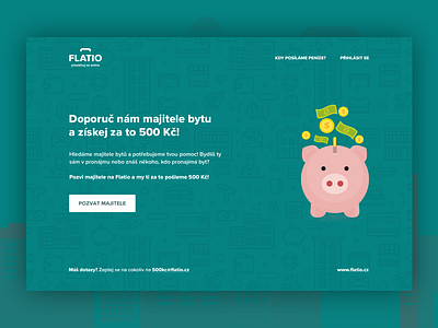 Flatio - Affiliate Program Landing Page