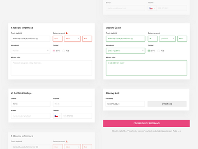 Booking on Flatio 2/3 (Forms) booking cta form input page table ui web white