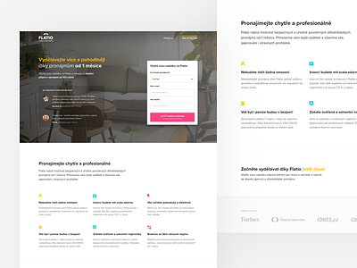 Landing page for landlords #2 button cta form hero homepage input landing page photo title ui web
