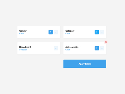 Dashboard UI elements #2