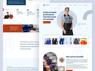 Amalfis - Website design design sewing ui ux website