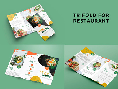Restaurant Trifold brochure graphic design swiftdesignz trifold design ui