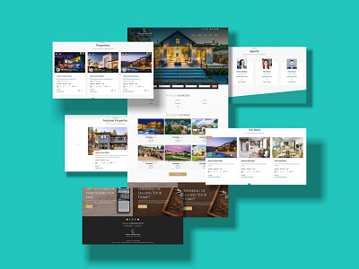 Real Estate Website real estate website website design