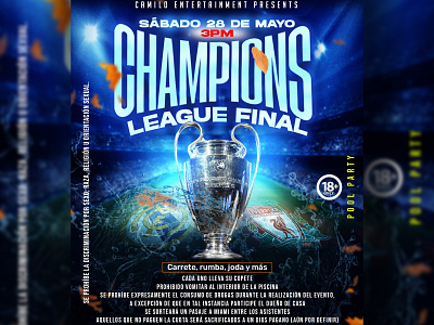 Champions League Final Flyer