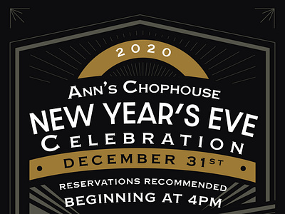 New Years's Eve Celebration Flyer