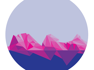Three Sisters alberta canmore low poly mountains three sisters wip