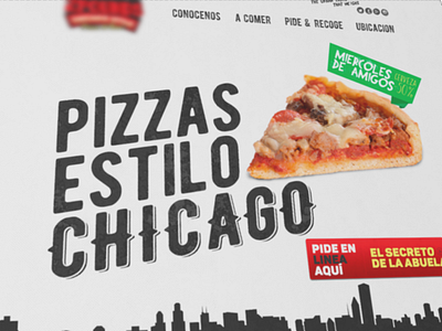 Pizza Microsite booking css3 delivery food html5 microsite pizza web webdesign