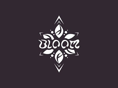 Bloom Logo album art art asian cover art dance music edm flower logomark malaysia music psychedelic