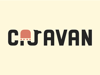 Caravan Logo branding camel caravan design hackathon identity illustration logo mobile design travel web application