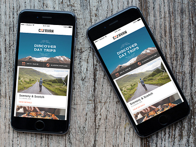 Caravan App app brand caravan design expedia hackathon identity mobile travel ui ux