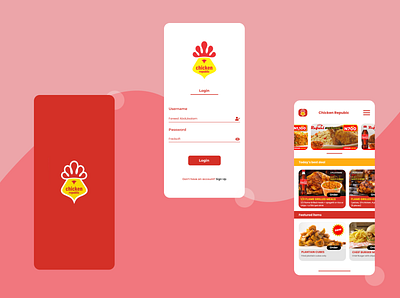 Chicken Republic Food Ordering UI design design ui ux