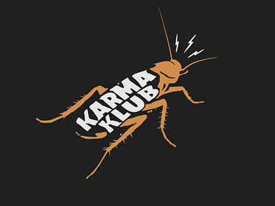 Karma Klub brooklyn designer character design graphics illustration roach sticker design t shirt design vector design