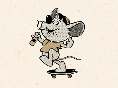 Skate Rats!! character design graphics illustration t shirt design vector design