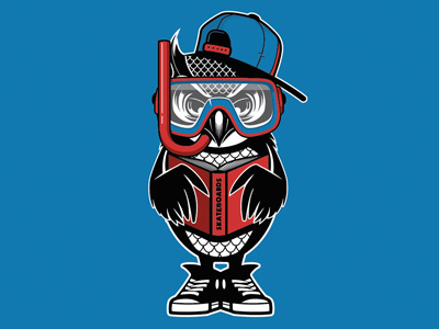 Owl Mascot graphics illustration t shirt design vector design