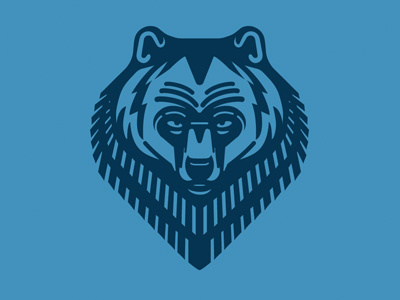 Grizzy bear head animals bear graphics grizzy t shirt design vector design