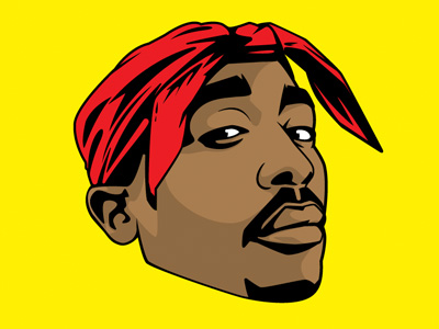 2 Pac by Dermot Reddan on Dribbble