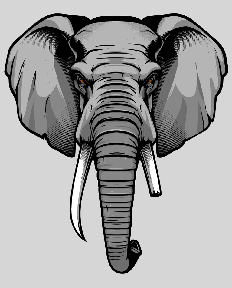 Dribbble - elephant-xl.jpg by Dermot Reddan