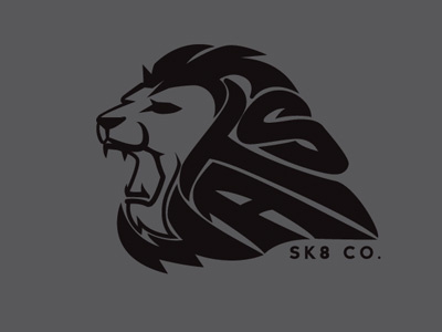 Wats Skateboard Lion graphics lettters lion sticker design t shirt design type vector design
