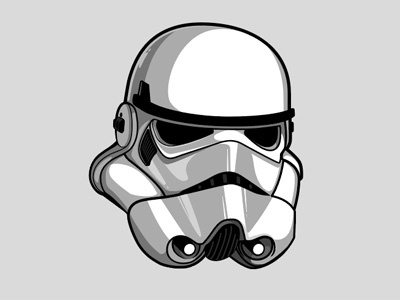 Storm Trooper WIP graphics illustration star wars storm trooper t shirt design vector design