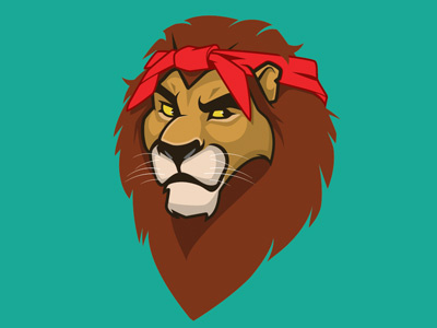 Lion animals graphics illustration lion vector