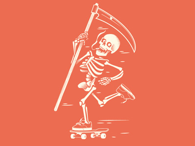 Skateboarding Skeleton graphics illustraiton skateboarding skeleton vector design