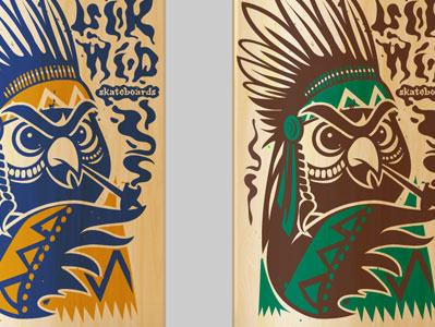 Likwid Skateboards ... Smokey The Owl graphics illustration