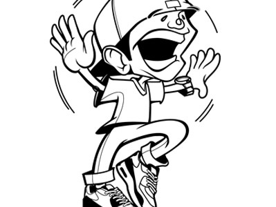 Flyboy character design illustration tee design