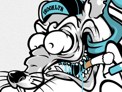 NYC Posse character design graphics illustration tee design