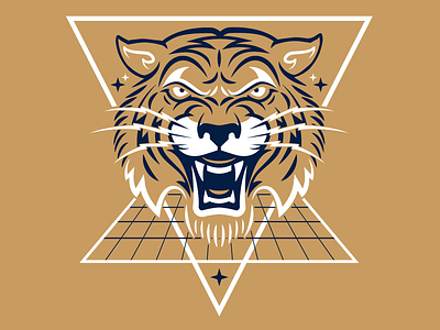 Tiger animals brooklyn based graphics logo design sticker design t shirt design tiger vector design
