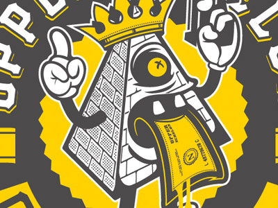 Spit Money graphics illustration logo tee design