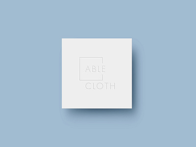 ABLE CLOTH | Logo, Brand Identity brand identity branding graphic design logo print