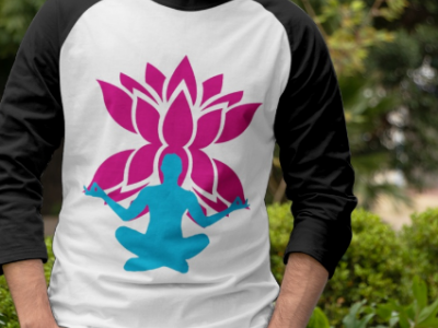 yoga cool t shirt design graphic design illustration t shirt yoga