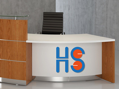 H S Logo design graphic design illustration logo ui vector
