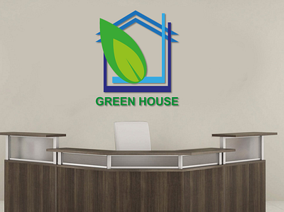 Green House Logo branding graphic design illustration logo ui vector