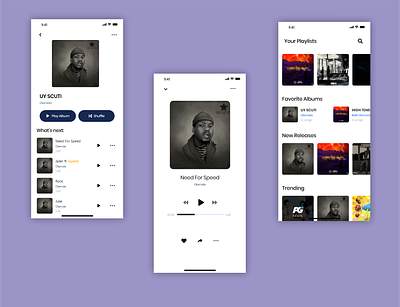 Music App Design app design ui