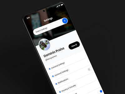 iOS Settings Page Redesign