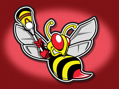 Hornet Logo branding lacrosse logo sports team
