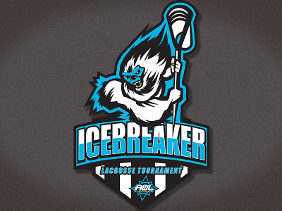 Logo Icebreaker B bay area branding lacrosse lax logo san francisco sf the city tournament
