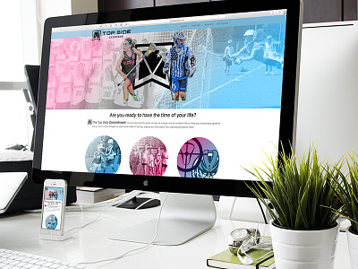 Topside Lacrosse Website Relaunch design lacrosse lax new york ny top side web westchester