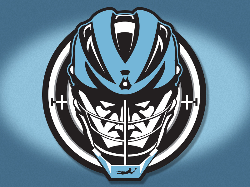 SNIPERS Logo sports helmet ny snipers lax lacrosse logo