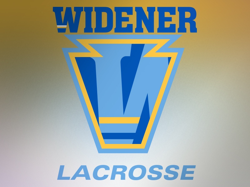 Widener University Lacrosse Alternative Logo branding logo chester pennsylvania pa university lax uniform lacrosse