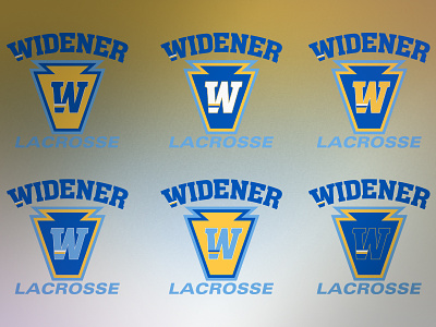 Logomark- Widener University Lacrosse lacrosse lax logomark university widener