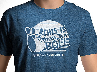 Bowling T-Shirt Art bowling greylock marketing merchandise sports t shirt vc venture capital