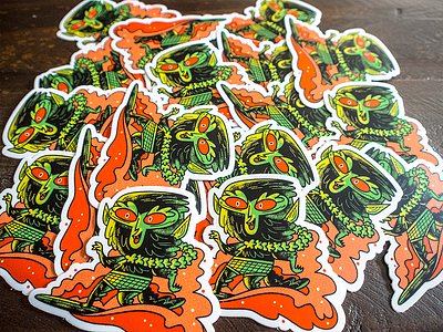 Stickers | Wolfman Sticker art artwork design fun halloween illustration inktober monsters slaptastick stickers