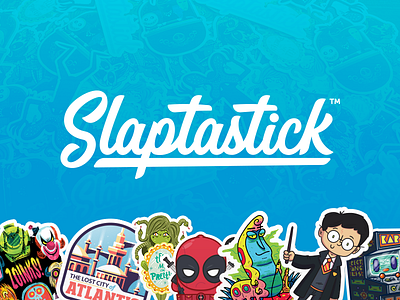 Slaptastick | Website Remodel! character colorful design doodle drawing exploration fun illustration illustrator stickers style vector