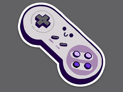 Which was better, the SNES or GameCube? artwork character controller design drawing gamer illustration illustrator slaptastick snes stickers subscription vector videogames