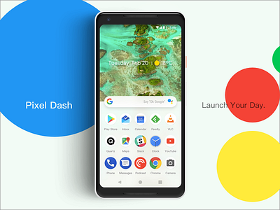 Pixel Dash Launcher android home launcher pixel