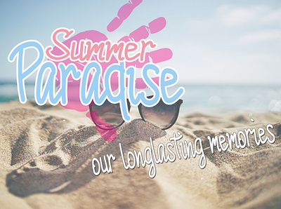 Summer Land art branding font graphic design handwritten logo motion graphics script summer vocation